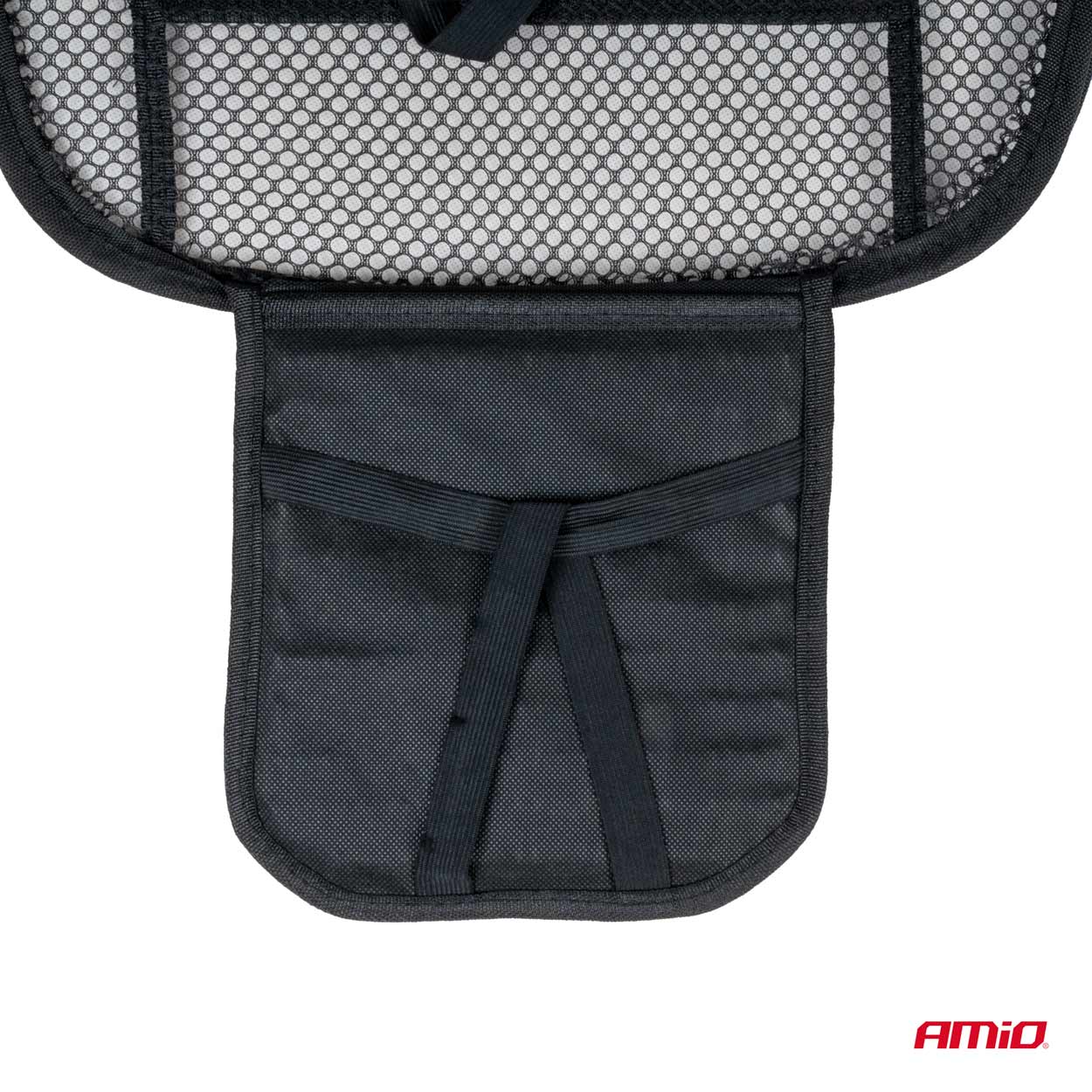 Wentylowana mata na fotel siedzenie koraliki z podparciem pod plecy do samochodu — ujęcie 8