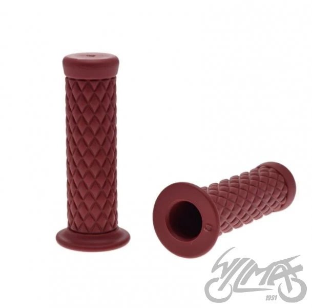 Chwyty kierownicy 7/8" + 1", 122 mm — czerwone, komplet — ujęcie 1