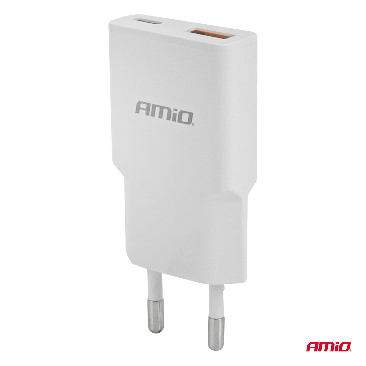 Ładowarka sieciowa 230 V 20 W GaN USB-C USB-A — ujęcie 3