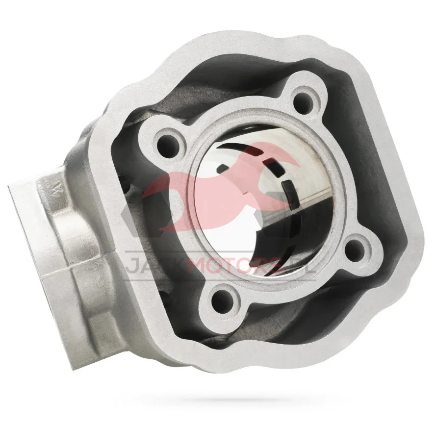 Cylinder VOCA bestia nicasil racing 80 cm³ Derbi D50B0 LC + czerwona głowica — ujęcie 3