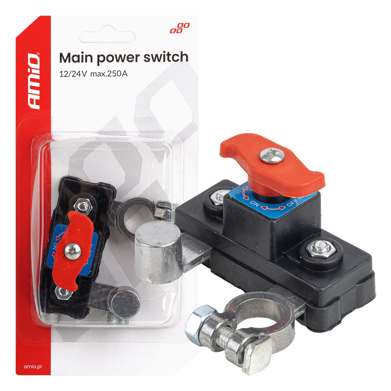 Główny wyłącznik prądu hebel akumulatora 12 V 24 V 250A