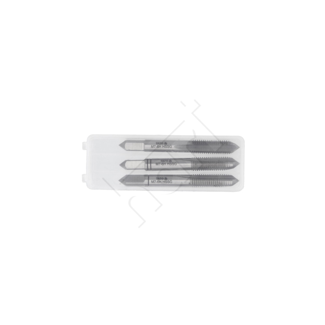 Gwintownik ręczny M7×1 mm 3 elementów YATO YT-2934 — ujęcie 2