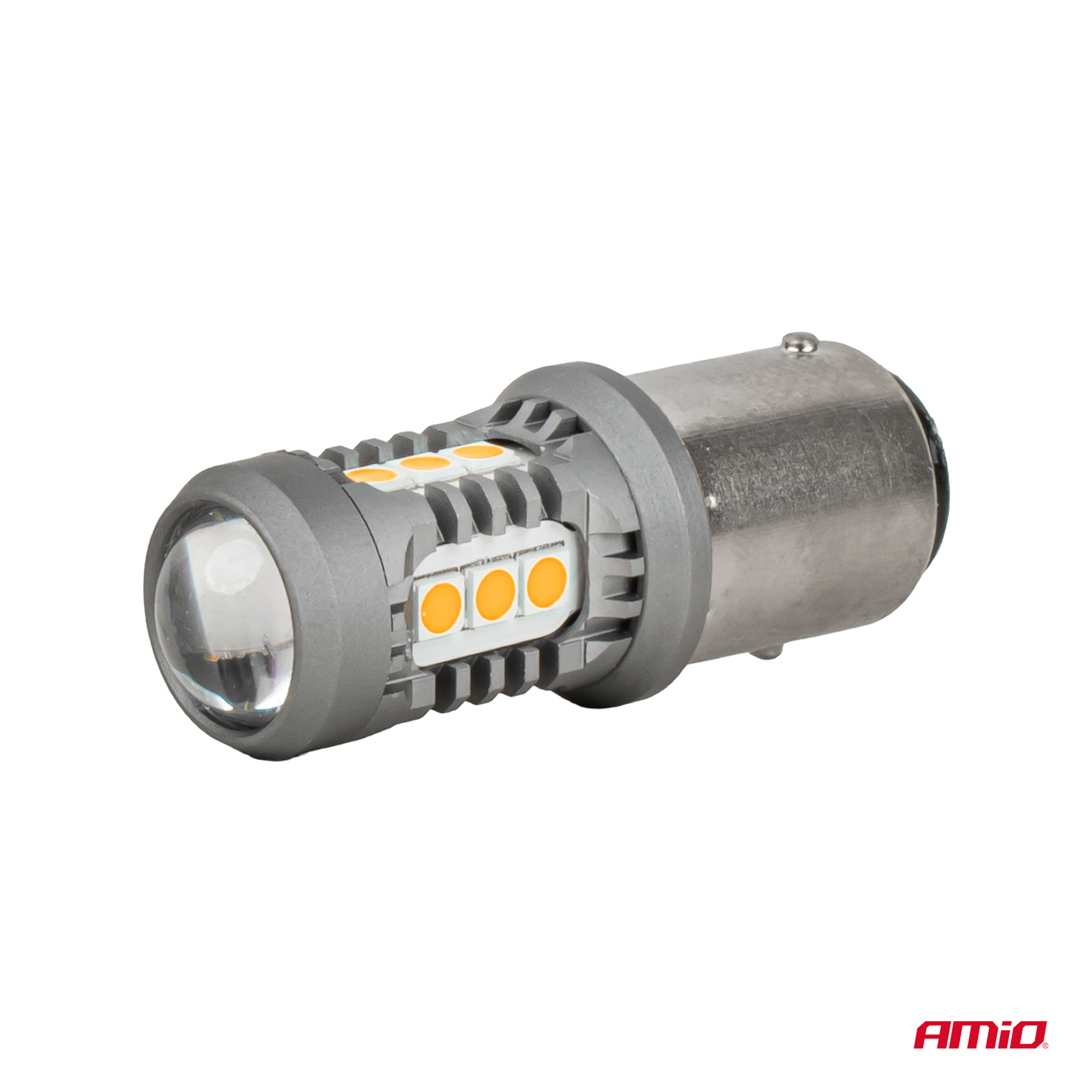 Żarówki LED STANDARD BAU15S PY21W 2x1860SMD 3030 15SMD pomarańczowe 12 V 24 V — ujęcie 3