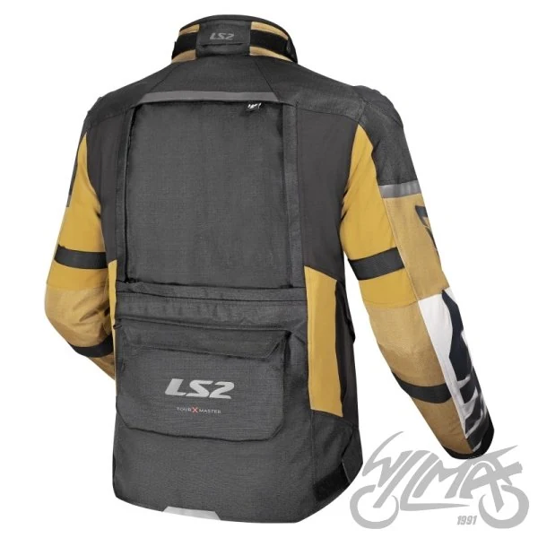 Kurtka motocyklowa LS2 X-Master Sand Black Grey — M — ujęcie 2