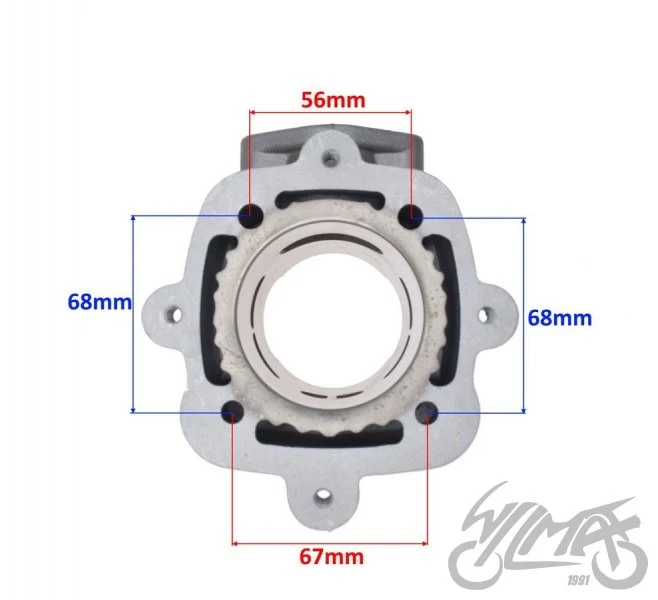 Cylinder 172 cm³ do Piaggio / Gilera LC — bez uszczelek — ujęcie 2