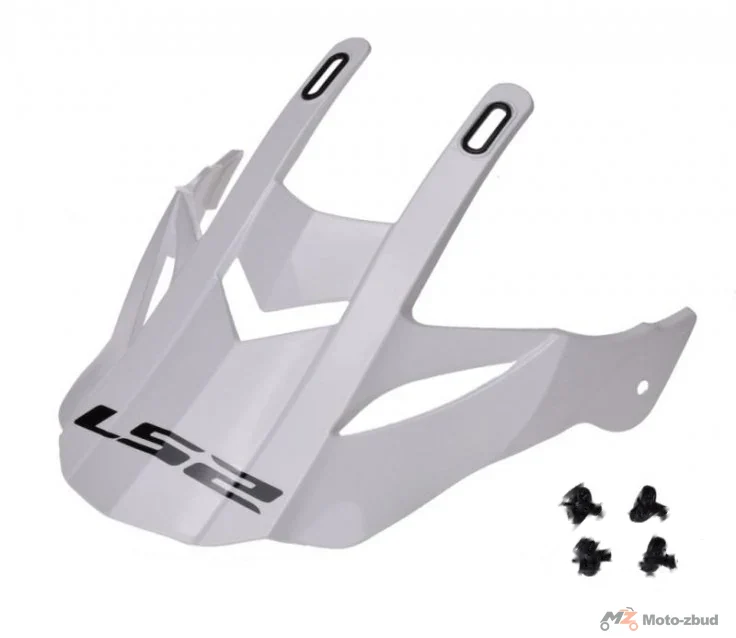 Daszek kasku MX437 gloss white