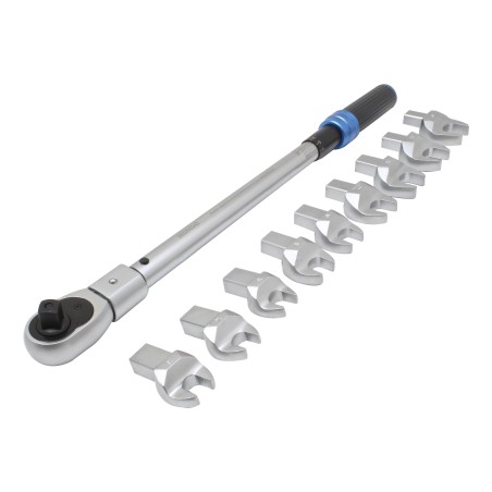Klucz dynamometryczny z wymiennymi końcówkami 1/2" 40-220 Nm, 10 elementów SATRA S-12IC220 — ujęcie 2