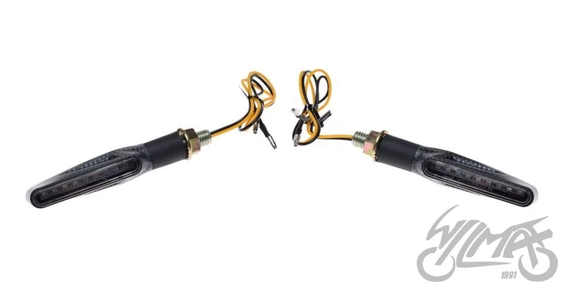 Kierunkowskazy LED sekwencyjne, carbon — para AM1432CA
