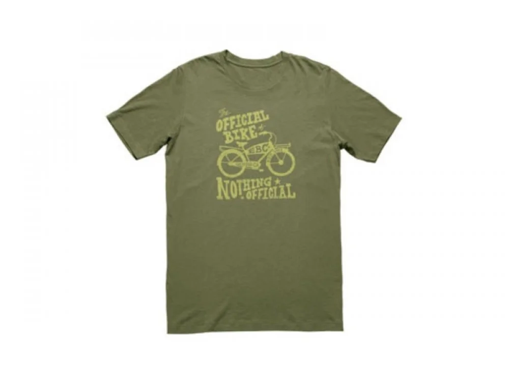 Electra koszulka nothing official tee oliwkowa męska z krótkim rękawkiem rozm. XXL 527429