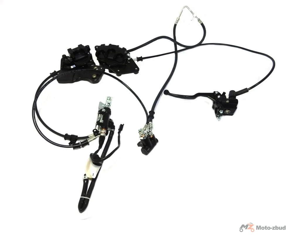 Junak RX one układ hamulca hydraulicznego "cbs" kpl.