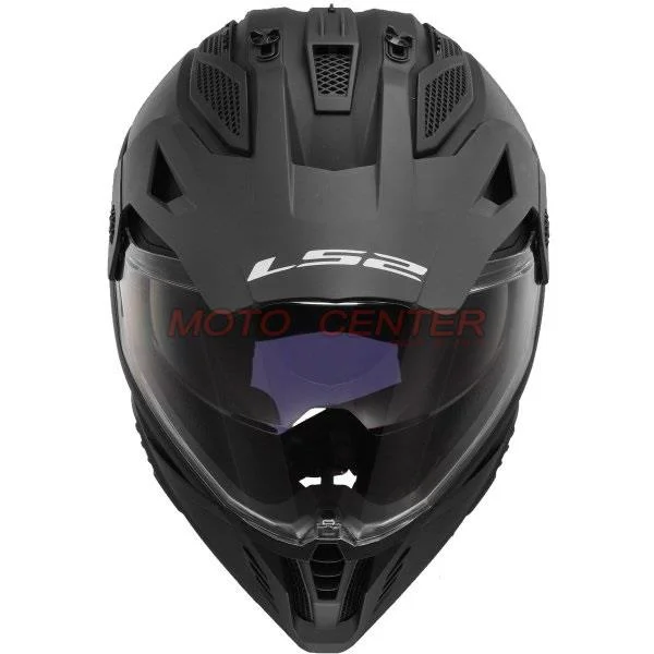 Kask motocyklowy crossowy LS2 MX702 Pioneer II Matt black-06 M — ujęcie 2