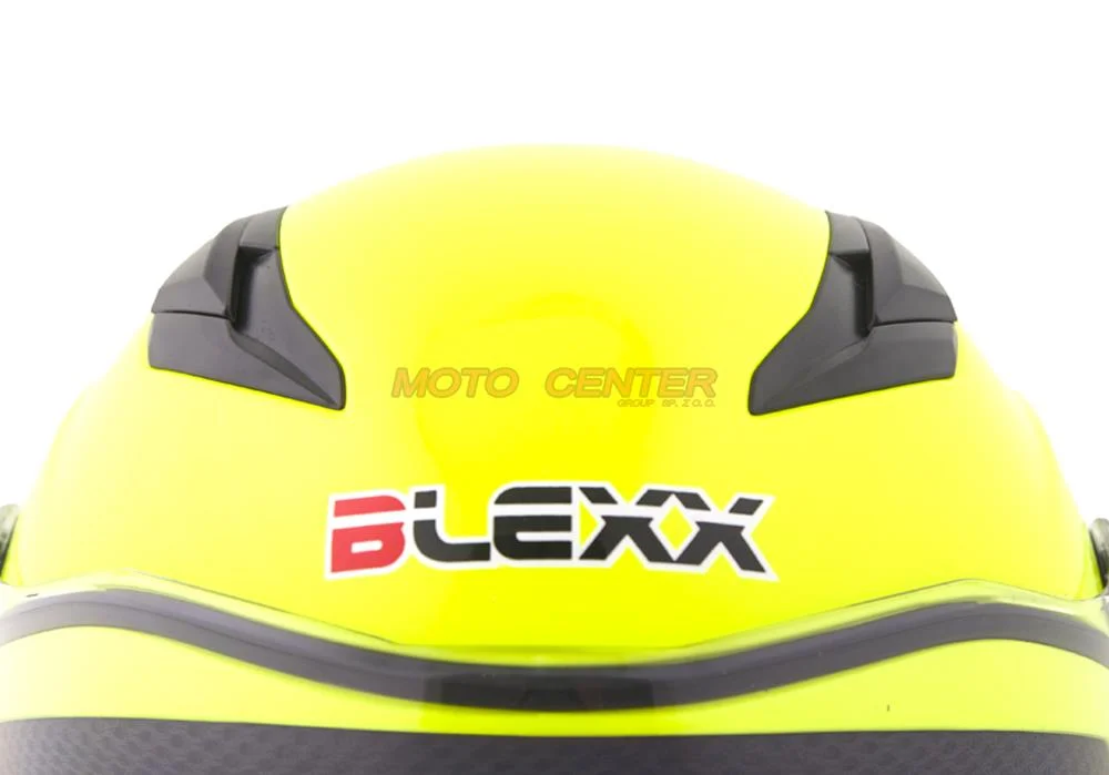 Kask motocyklowy otwarty dziecięcy BLEXX YA-215 żółty fluo L ECER22.06 Homologacja ECE — ujęcie 5