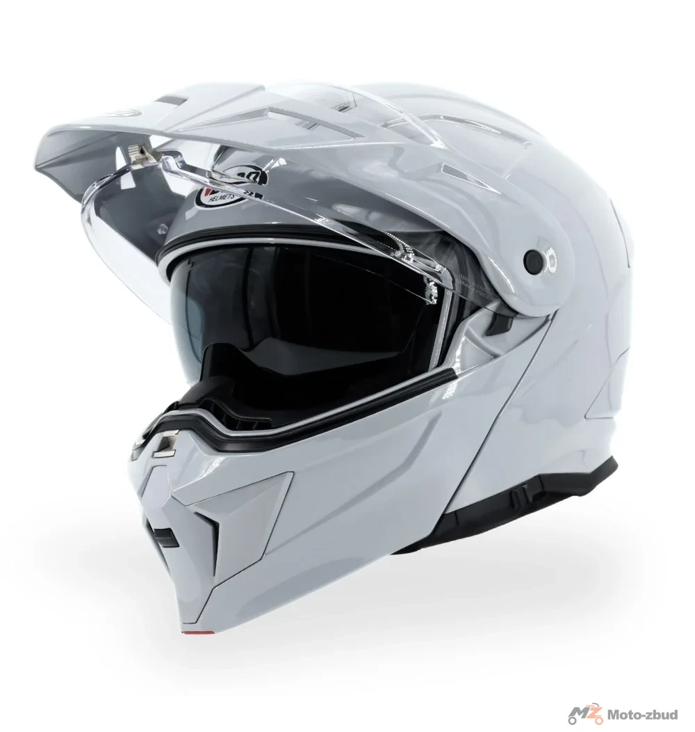 Kask VCAN model H276 nardo grey z podnoszoną szczęką i blendą szary L — ujęcie 3