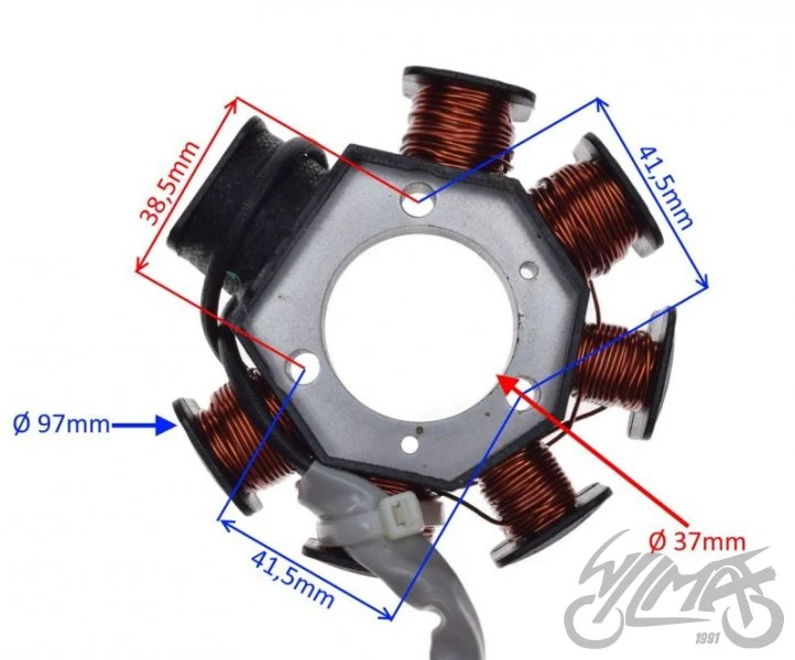 Stator iskrownik AC do Yamahy YBR 125 — ujęcie 2
