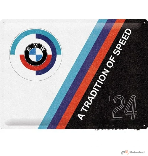 Tablica plakat 30 × 40 BMW motosport tradit 23312