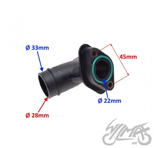 Króciec gaźnika 125 GY6 4T 152QMI-E4 Euro 4 — ujęcie 2