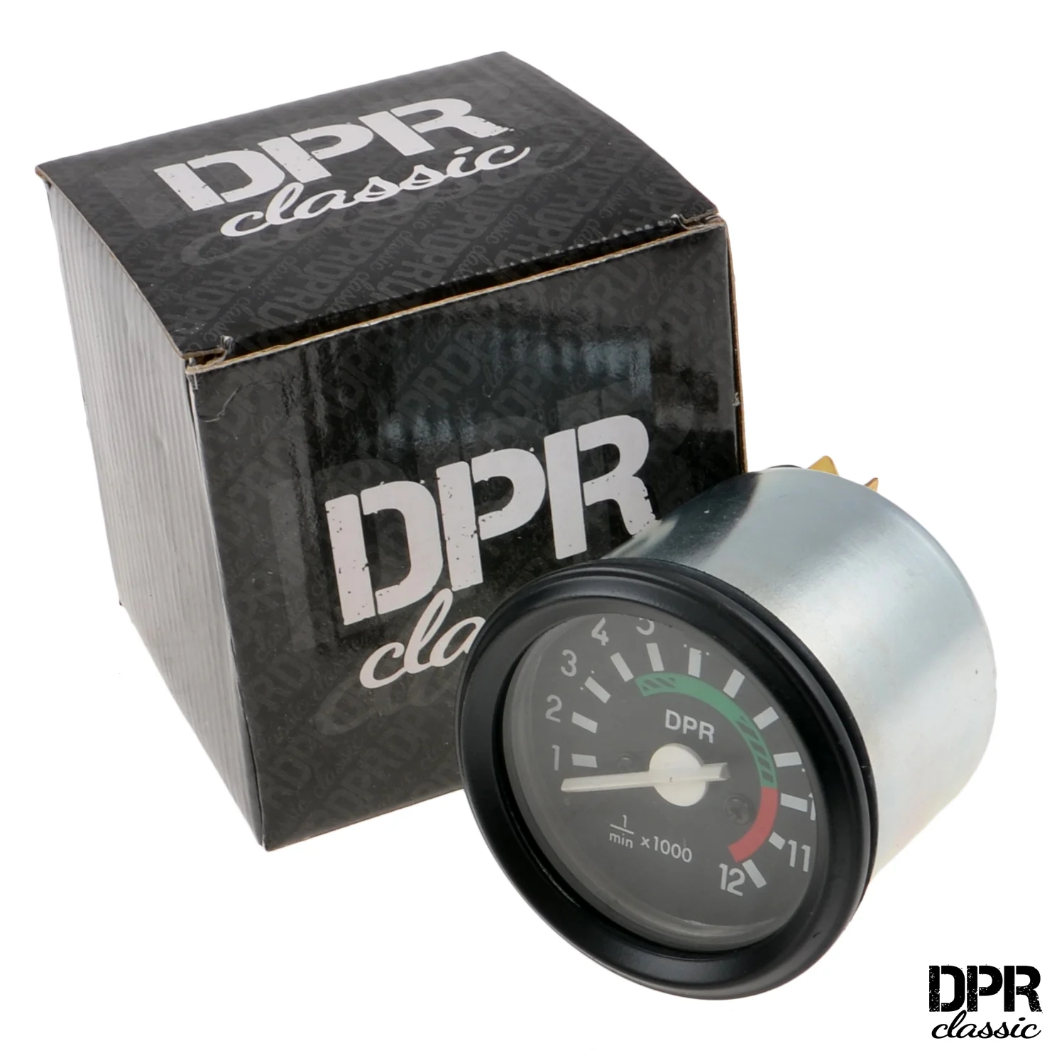 Obrotomierz Simson S51/70 60 mm 12000 rpm + podświetlenie + kontrolka 12 V czarny DPR Classic — ujęcie 2
