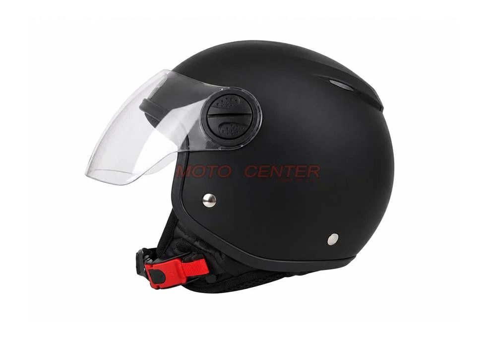Kask motocyklowy otwarty City-Bike OF819 czarny mat XL