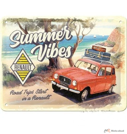 Tablica plakat 15X20 renault summer vibes 26314