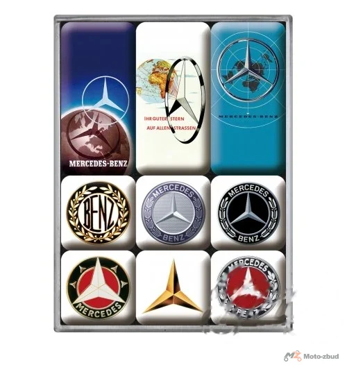 Magnes mercedes benz 9 szt. 83103