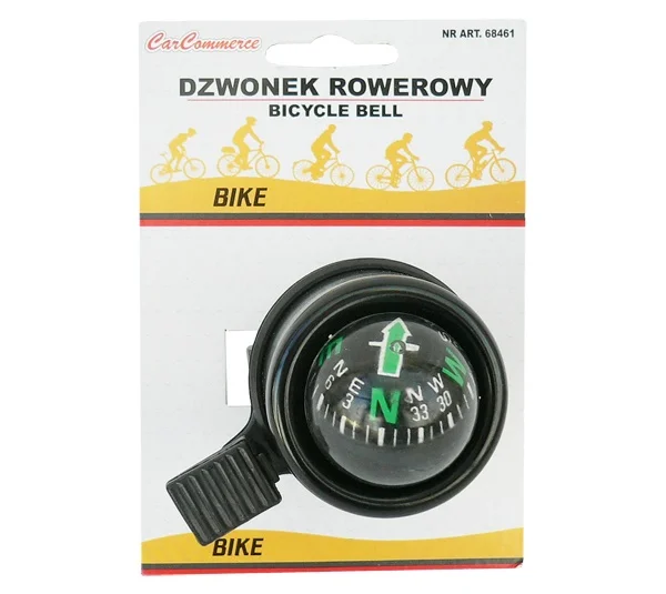 Dzwonek rowerowy z kompasem