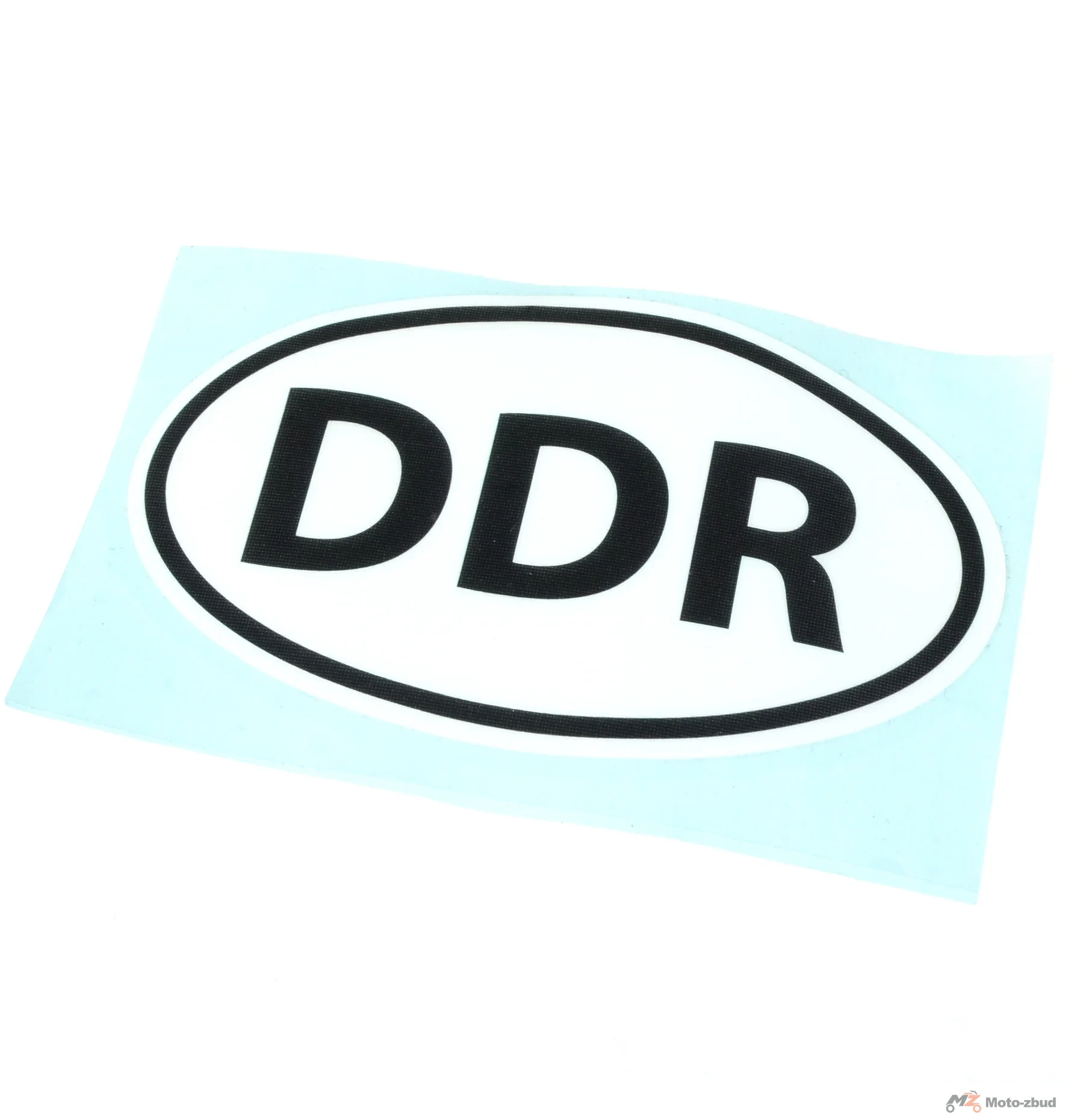 Naklejka DDR biała