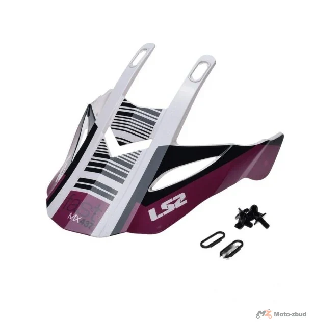 Daszek kasku MX437 evo xcode white violet