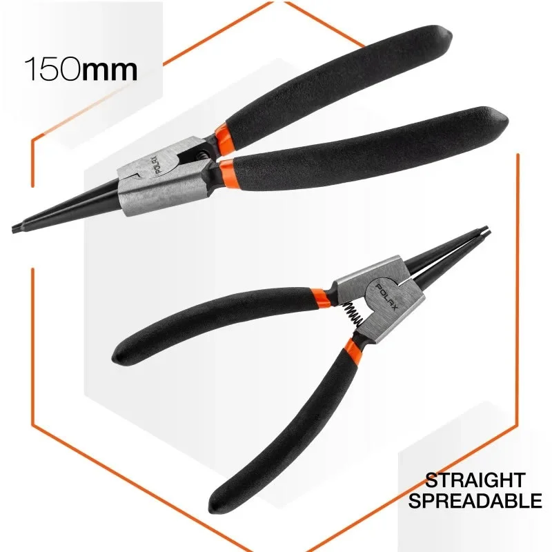 Szczypce segera 150mm zewnętrzne proste Polax — ujęcie 3