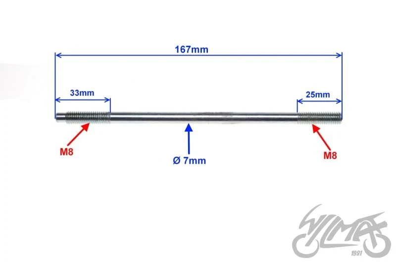 Szpilka cylindra MZ ETZ 150 — MZ10529 — ujęcie 2