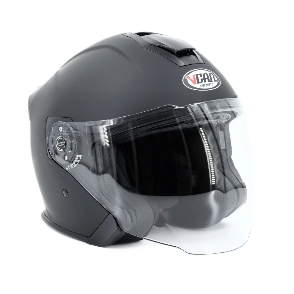 Kask VCAN model H586 Black Matt bez szczęki czarny mat XL