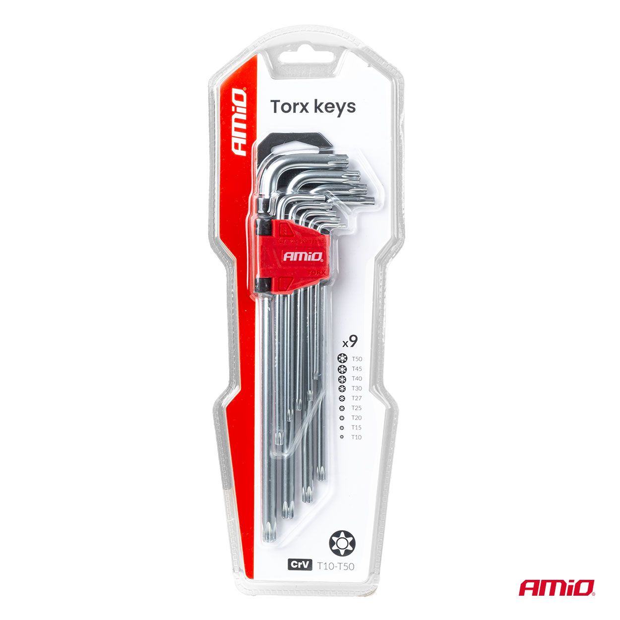 Klucze TORX długie 230 mm 9 szt. TKL — ujęcie 5