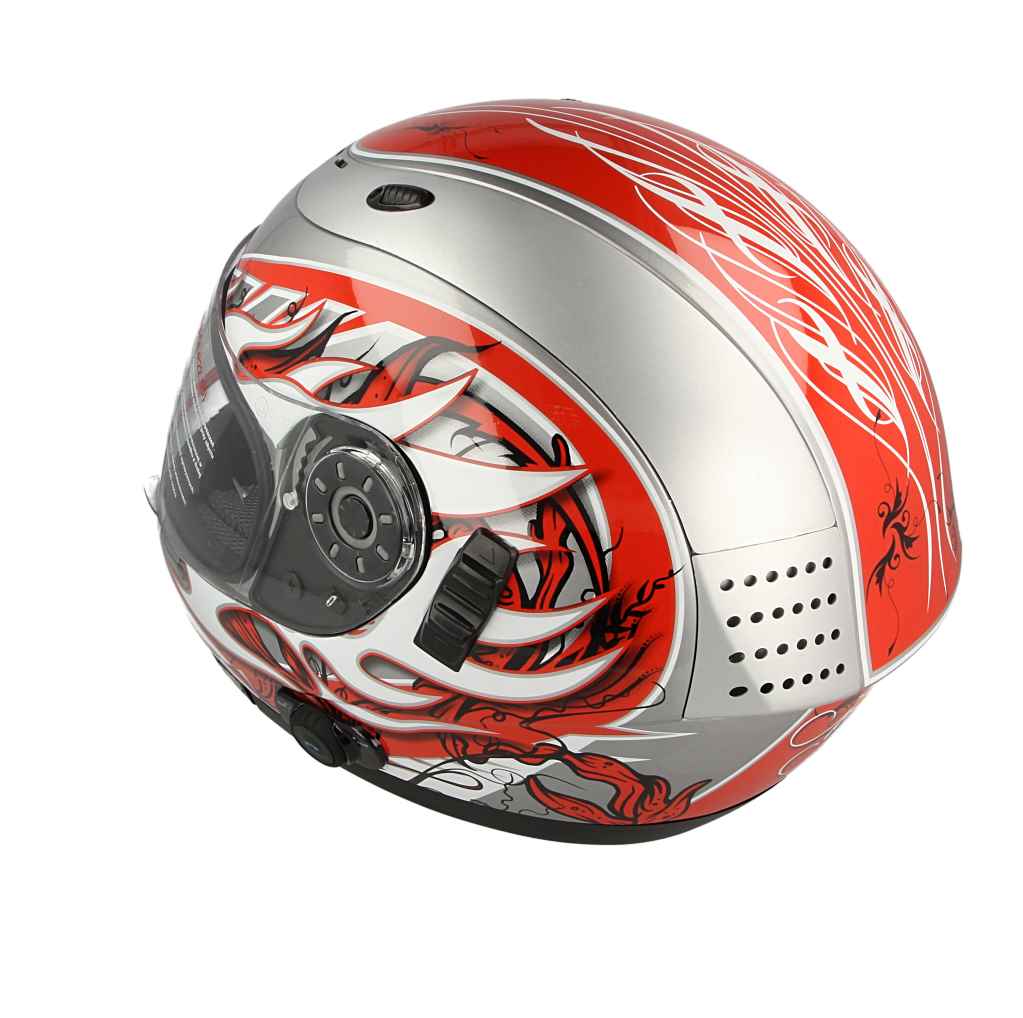 Kask motocyklowy VCAN V170B Grey CH-R – M — ujęcie 9