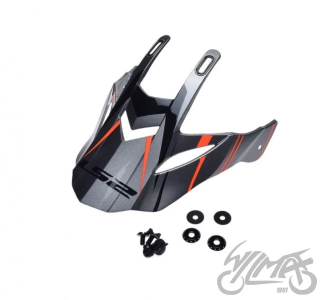 Daszek kasku MX436 evo knight titan orange