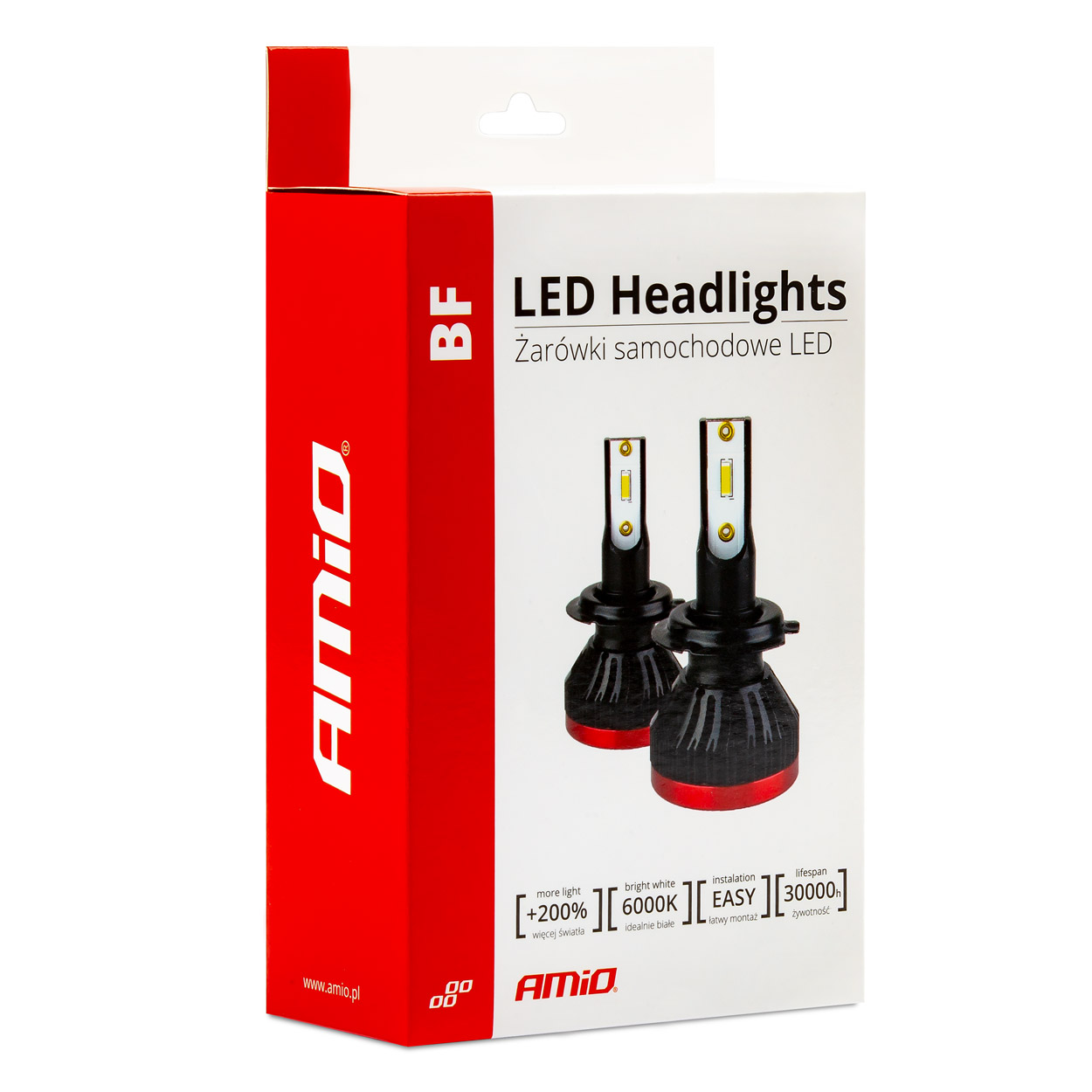 Żarówki samochodowe LED seria BF H8 H9 H11 H16 6000K Canbus — ujęcie 12
