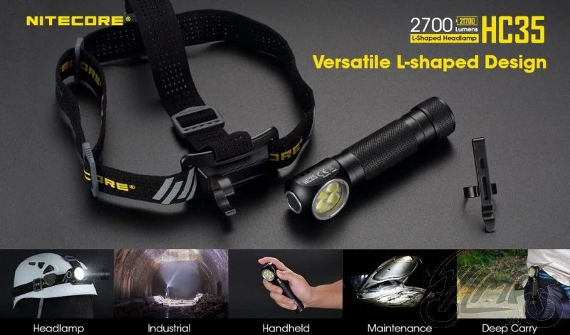 Latarka czołowa Nitecore HC35 — ujęcie 4