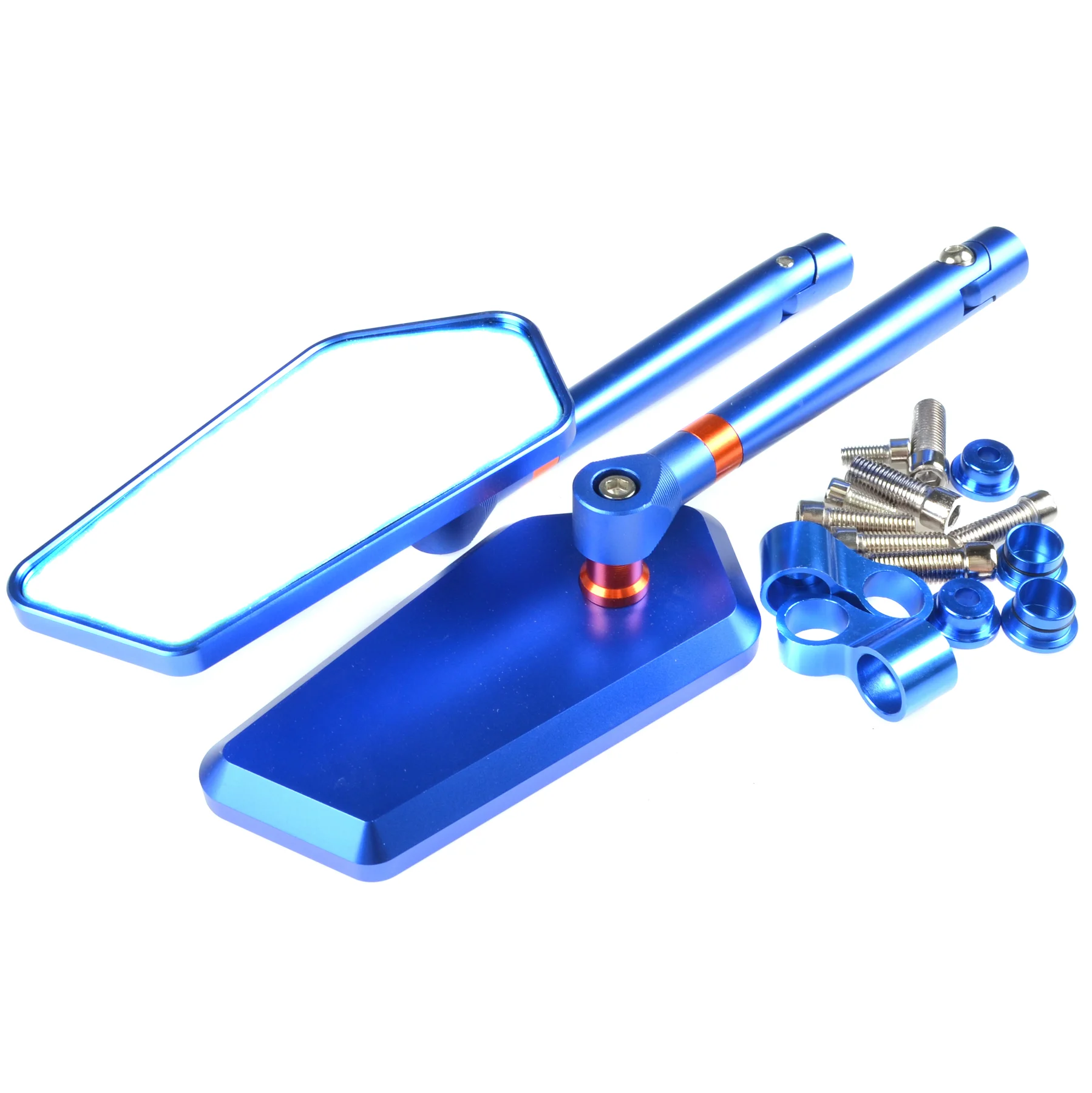 Lusterko niebieskie Evo V2 aluminium Replika kpl. — ujęcie 1