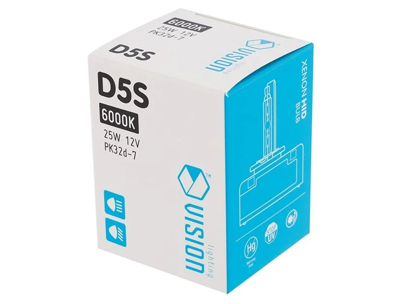 Żarnik Xenon D5S 6000K 12V 25W VISON — ujęcie 3
