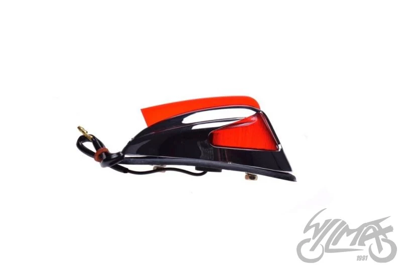 Lampa na błotnik, wariant czerwony / chrom — AL60323 — ujęcie 3