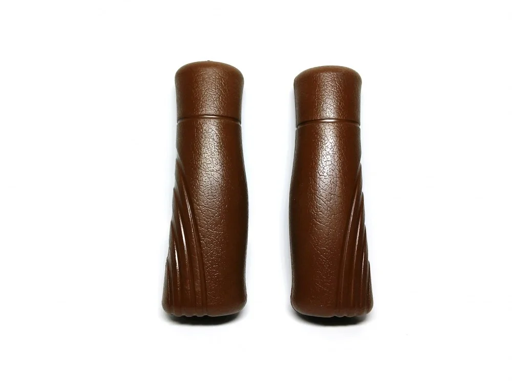 Chwyt kier. gumowy 120 mm pik ciemny brąz