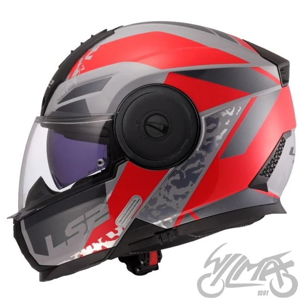 Kask szczękowy LS2 FF902 Scope II Oxyd Grey Red-06 — L — ujęcie 2