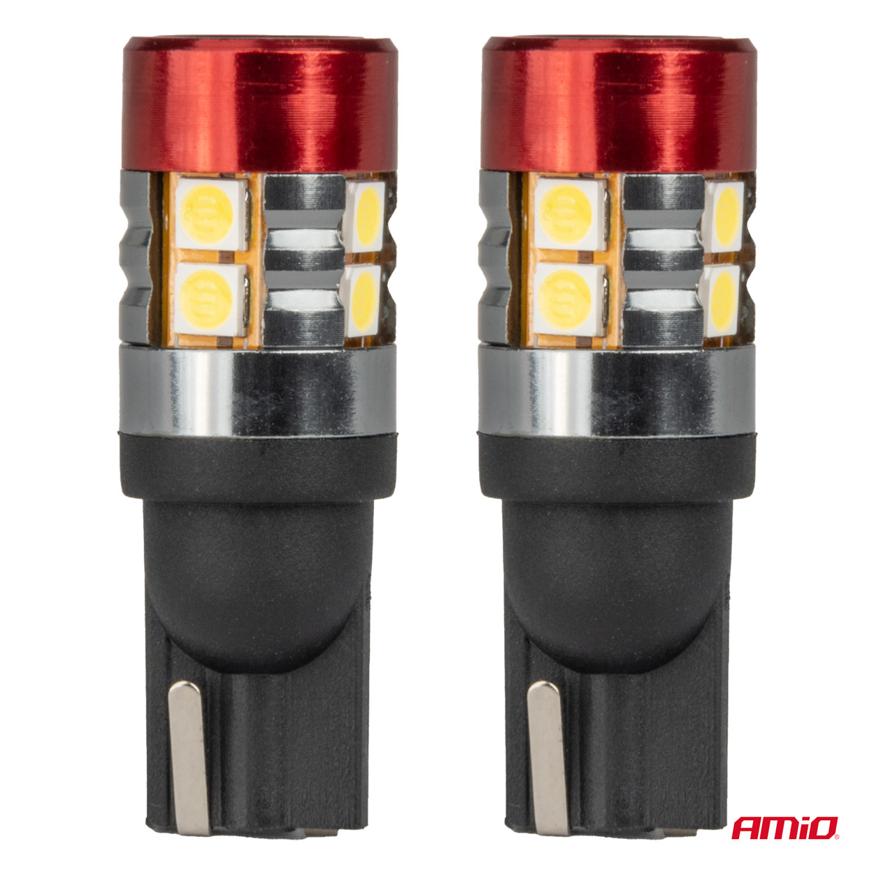 Żarówki LED CANBUS T10 W5W 9 SMD 3030 White 12 V 24 V — ujęcie 2