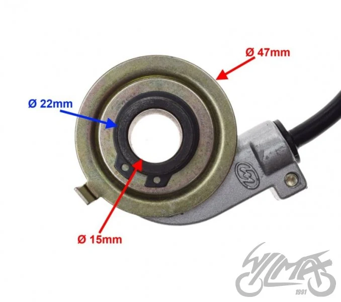 Elektroniczny napęd licznika do Keeway TX / XR — przewód 840 mm — ujęcie 2