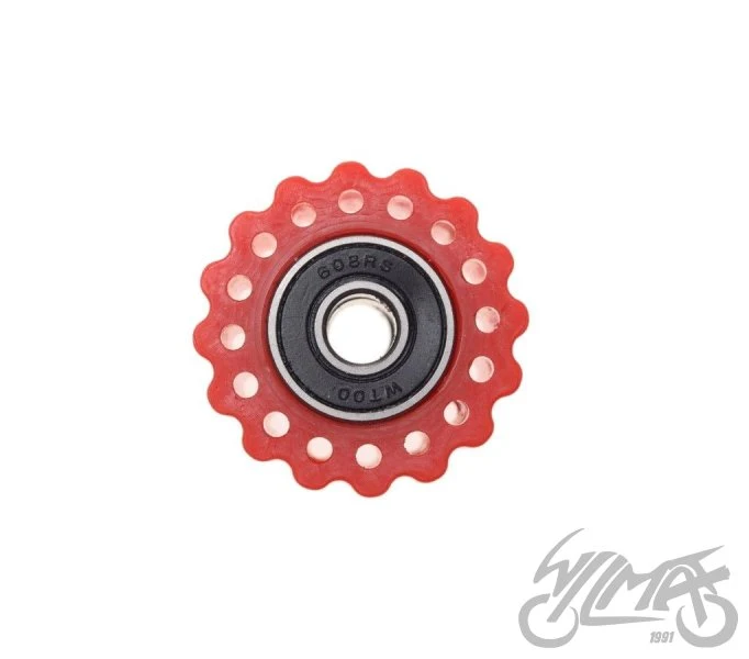 Rolka prowadząca łańcucha 38 mm — otwór 8 mm, czerwona, AW567741 — ujęcie 2