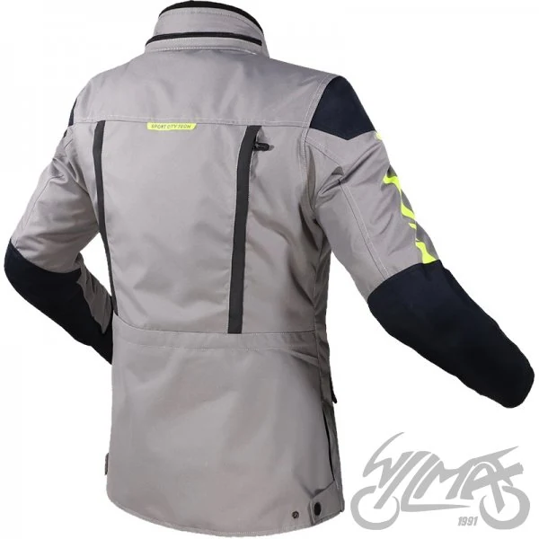 Kurtka motocyklowa damska LS2 Metropolis EVO Titanium Yellow — L — ujęcie 2