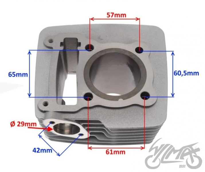 Cylinder 56,50 do Zipp 125 VZ-2 komplet — ujęcie 2