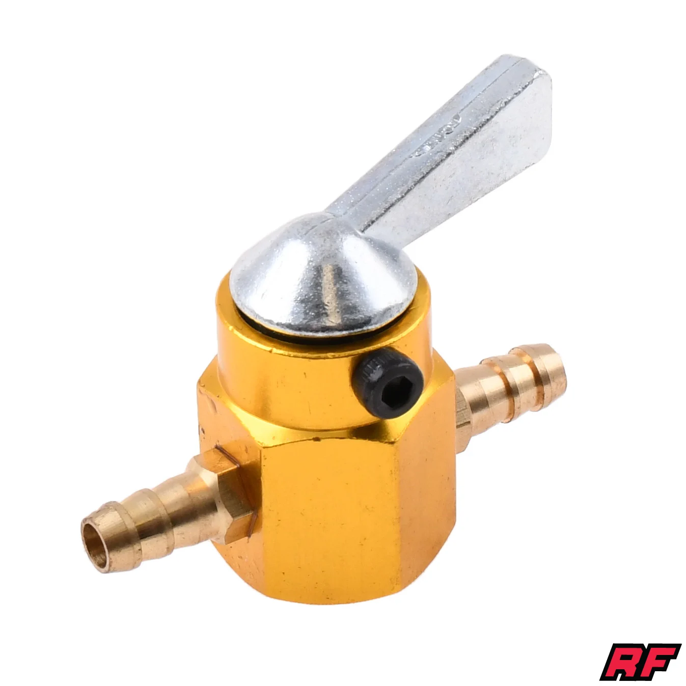 Kranik przepływowy uniwersalny 6 mm złoty Racing Force — ujęcie 1