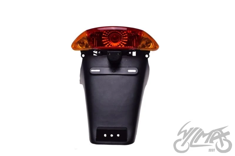 Lampa tylna z błotnikiem QT-4, żółty wariant kierunkowskazów — komplet ZLO2421 — ujęcie 2