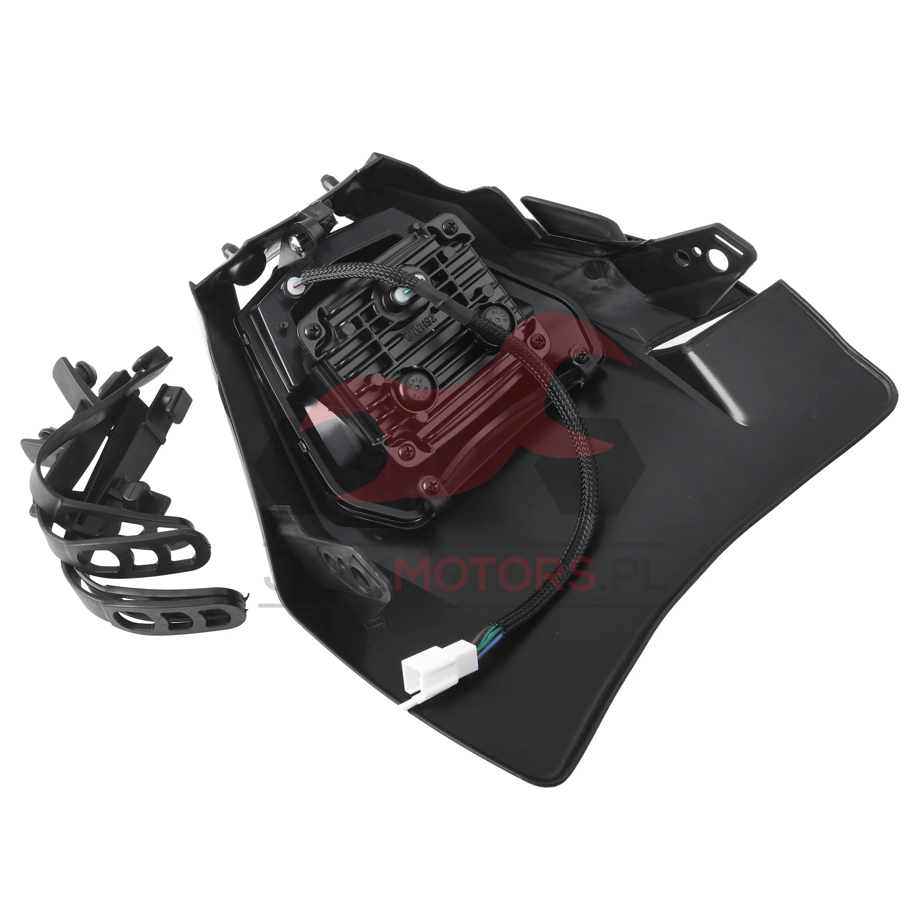 Owiewka uniwersalna Racing Force enduro LED V4 czarna — ujęcie 2