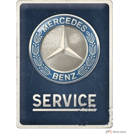 Tablica plakat 30 × 40 mercedes- benz emblem 23357