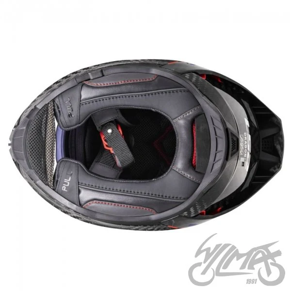 Kask LS2 FF807 Dragon Matt Carbon — rozmiar L — ujęcie 5